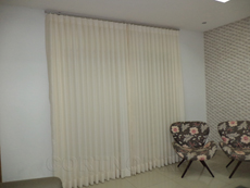 cortina em tecido para sala